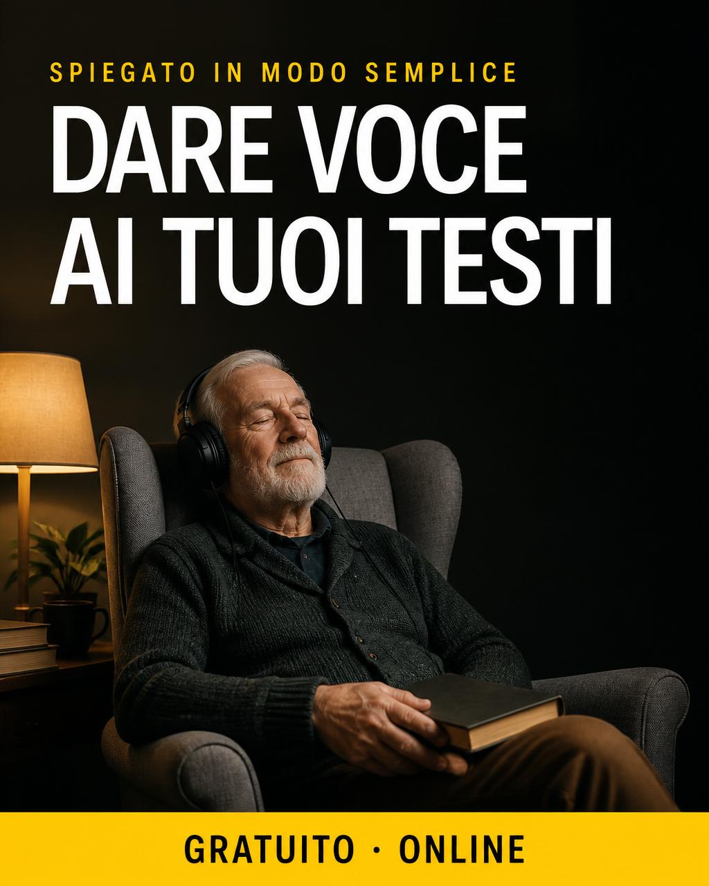 Locandina: Dare voce ai tuoi testi (audiolibri e narrazione)